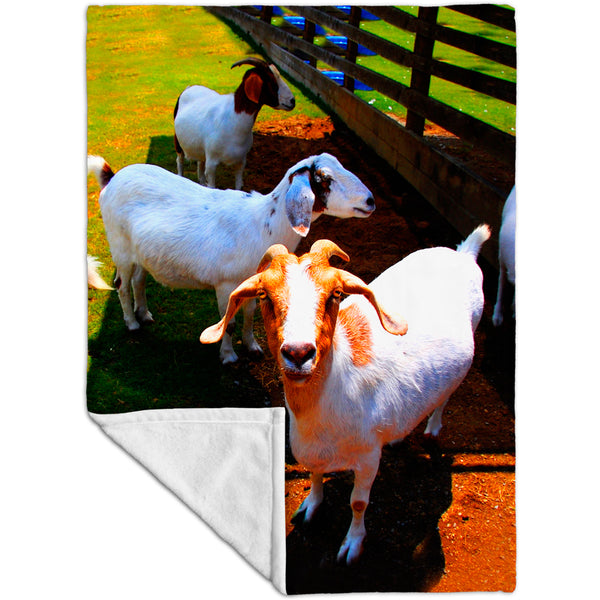 Goat Convention Fleece Blanket