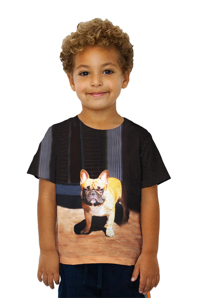 Kids Sun Is In My Eyes French Bulldog Kids T-Shirt