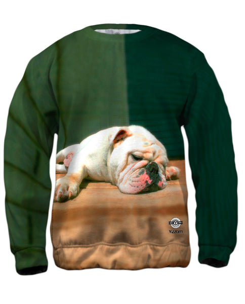 Sleepy Time Bulldog Mens Sweatshirt