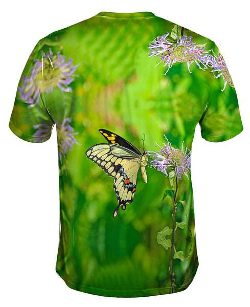 Swallowtail Butterfly Hand Block Printed Kimono Style Shirts