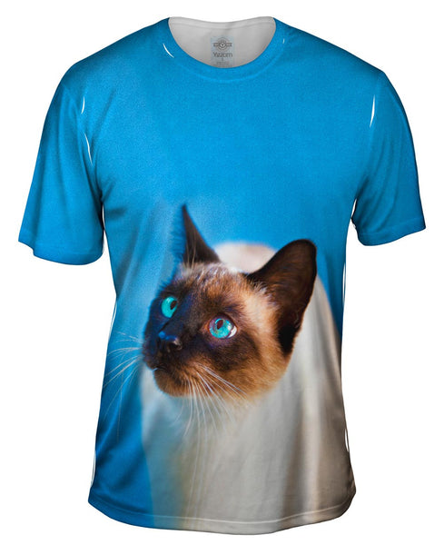 Gorgeous Eyes Siamese Cat Mens T-Shirt