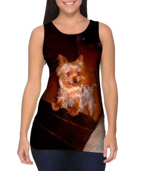 Yorkie Loves Attention Womens Tank Top