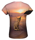 Sphynx Cat Beach Sunset