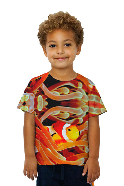 Kids Clown Fish Anemone Underwater Kids T-Shirt