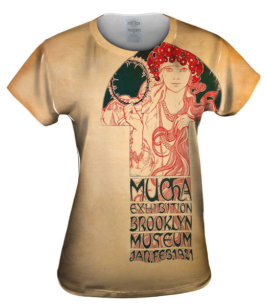 Alphonse Mucha-Poster for the Brooklyn Exhibition-1921 Womens Top