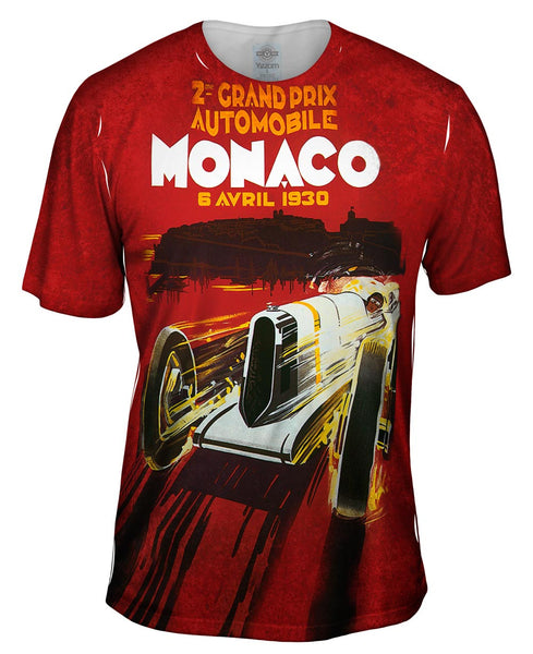 Monaco Grand Prix Automobile Mens T-Shirt