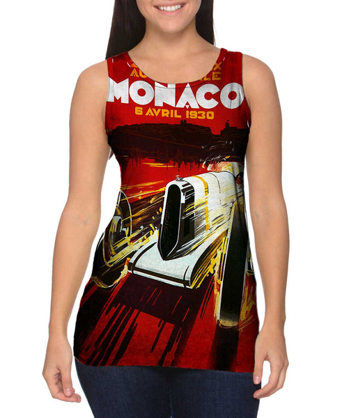 Monaco Grand Prix Automobile Womens Tank Top