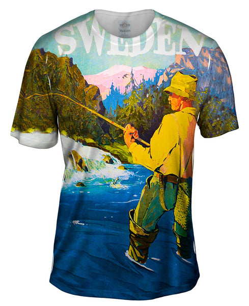 Sweden Fly Fishing 035 Mens T-Shirt
