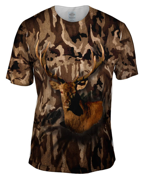Camoflage Torque Deer Mens T-Shirt