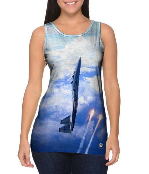 Air Force F15 Vertical Deploy Womens Tank Top
