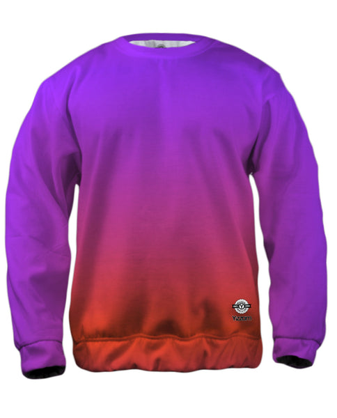 Orange Purple Mens Sweatshirt