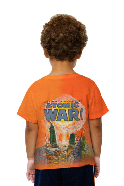 Kids Atomic War Comic Retro Kids T-Shirt