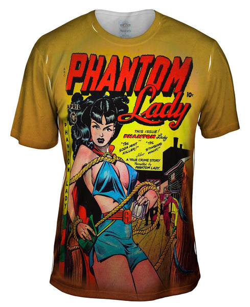 Phantom Lady Comic Retro Mens T-Shirt