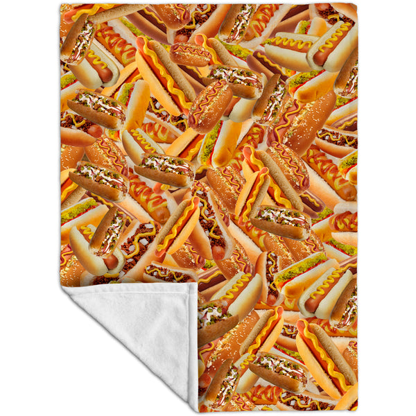 Hot Dog Shower Velveteen (MicroFleece)