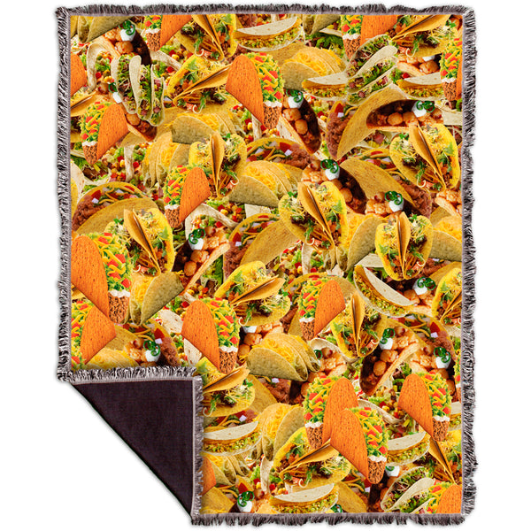Taco Fest Woven Tapestry Throw
