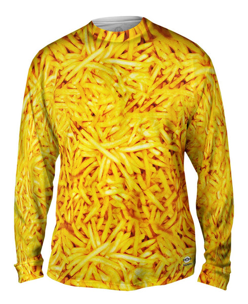 French Fry Frenzy Mens Long Sleeve