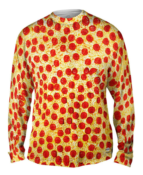 Pepperoni Pizza Mens Long Sleeve