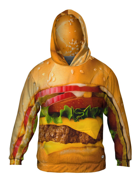 Big Burger Mens Hoodie Sweater