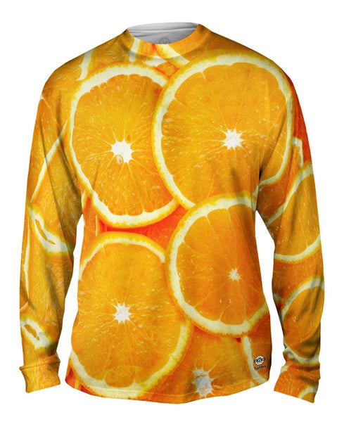 Fresh Sliced Oranges Mens Long Sleeve