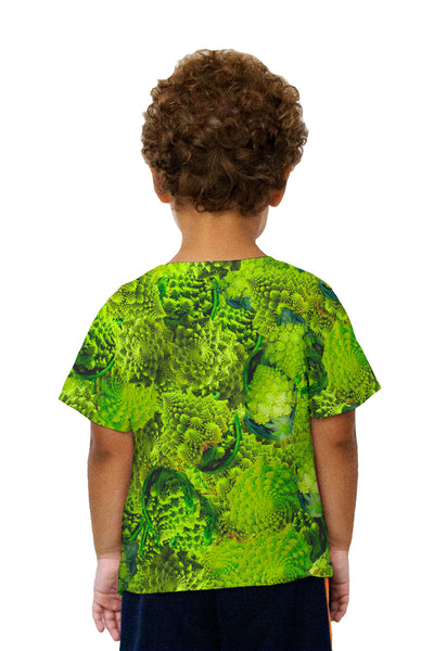 Kids Fractal Broccoli Kids T-Shirt