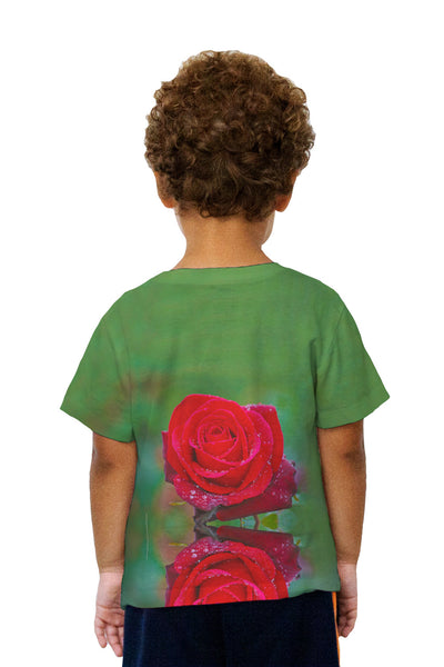 Kids Big Red Rose Kids T-Shirt