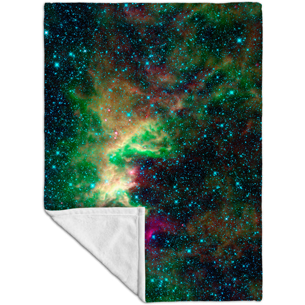 Space Galaxy Cepheus Star Clouds Fleece Blanket
