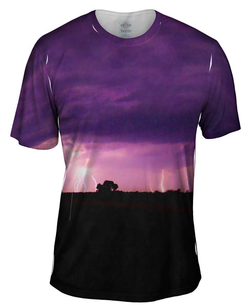 Lightning Horizon Mens T-Shirt