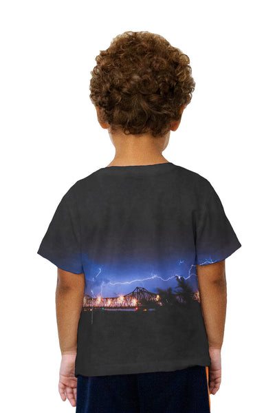 Kids Lightning Crashes Kids T-Shirt