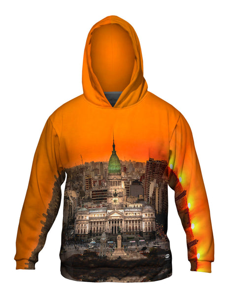 Argentine National Congress Palace Buenos Aires Mens Hoodie Sweater