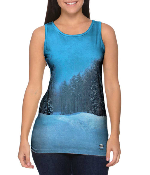 Sunny Snowy Day Womens Tank Top
