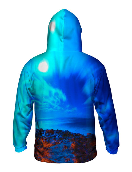 HOODY WITH POCKETS MASKED AT MOONLIGHT