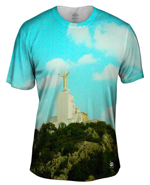 Lebanon Christ The King Statue Mens T-Shirt
