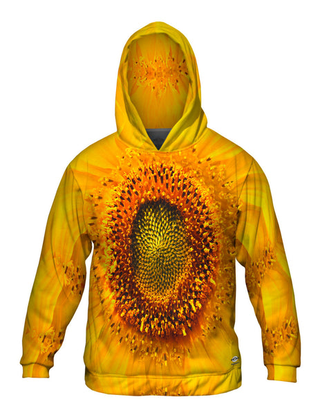 Summer Yellow Sunflower Mens Hoodie Sweater