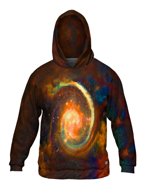 Space Galaxy Virtual Ring Nebula Mens Hoodie Sweater