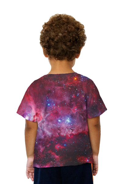 Kids Great Carina Nebula Pink Space Galaxy Kids T-Shirt