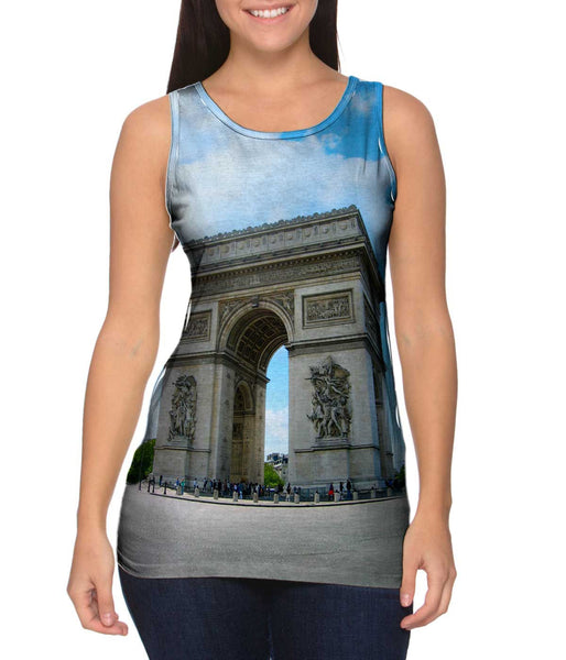 Arc De Triomphe Paris Womens Tank Top