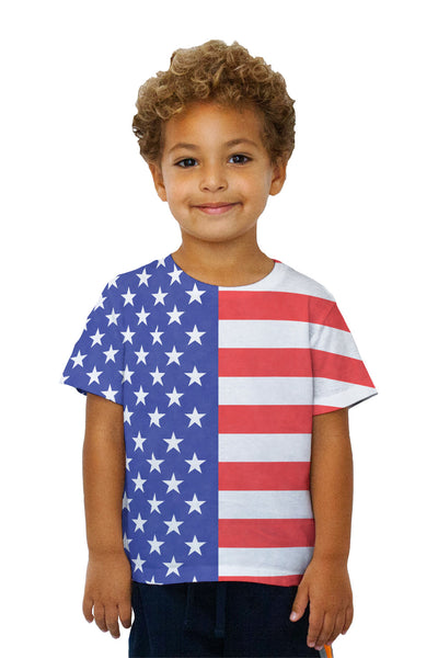 Kids American Flag Kids T-Shirt