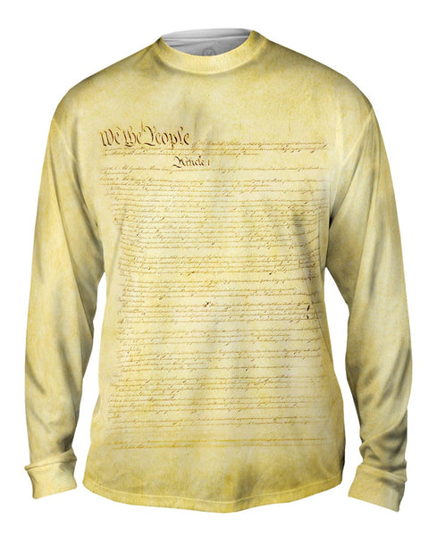 Us Constitution Mens Long Sleeve