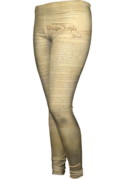 Us Constitution Womens Leggings