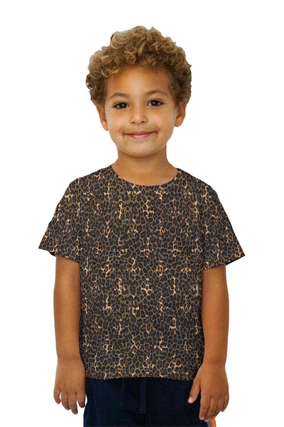 Kids Cheetah Cross Of St Peter Kids T-Shirt