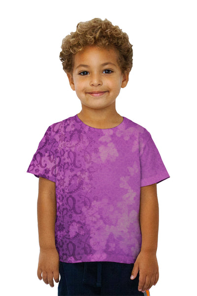 Kids Bindi Indian Pattern Purple Kids T-Shirt