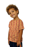 Kids African Tribal Kuba Cloth Boomerang