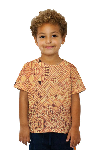 Kids African Tribal Kuba Cloth Wedding Gift Kids T-Shirt