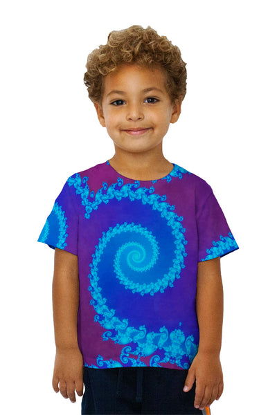 Kids Galaxy Of Galaxies Fractal Kids T-Shirt