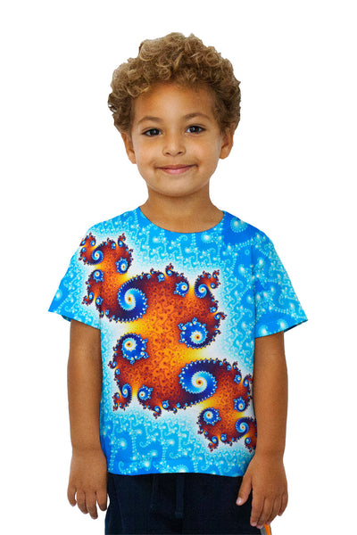 Kids Mandel Bright Julia Island Fractal Kids T-Shirt