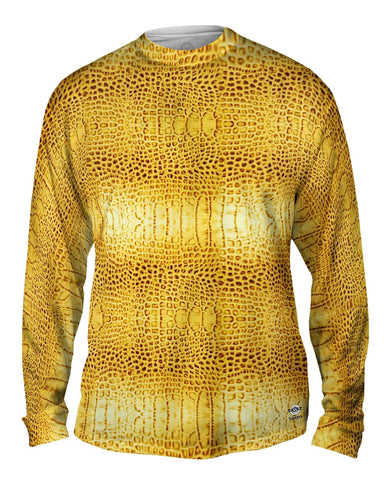Golden Snake Skin Pattern