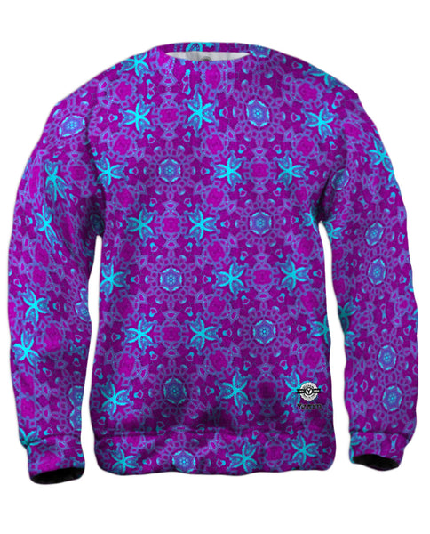 Turq Ocean Pattern Mens Sweatshirt