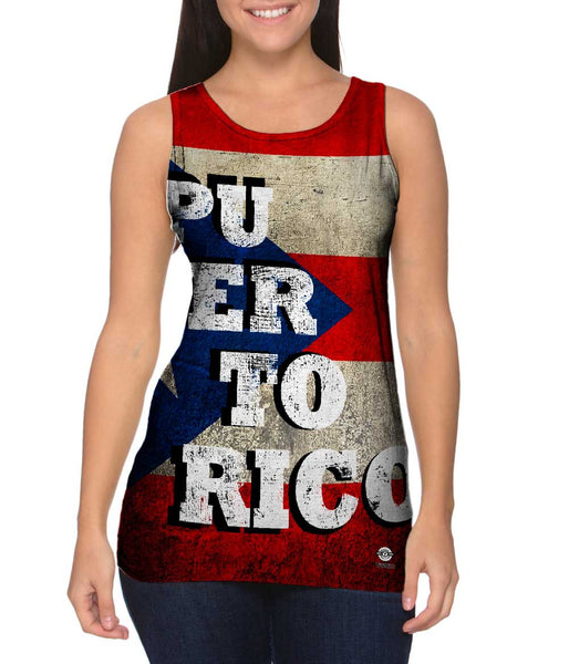 Dirty Puerto Rico Womens Tank Top