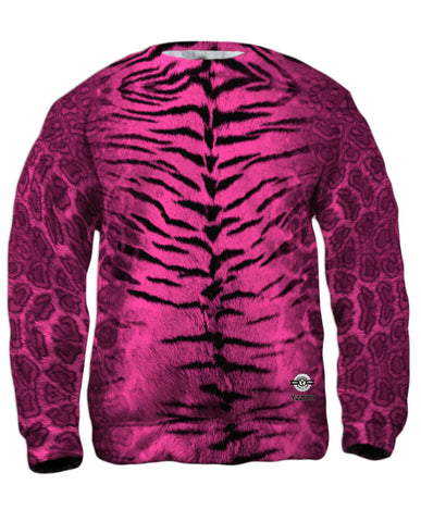 Tiger Leopard Skin Hot Pink