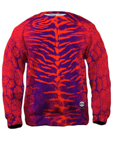 Tiger Leopard Skin Orange Purple